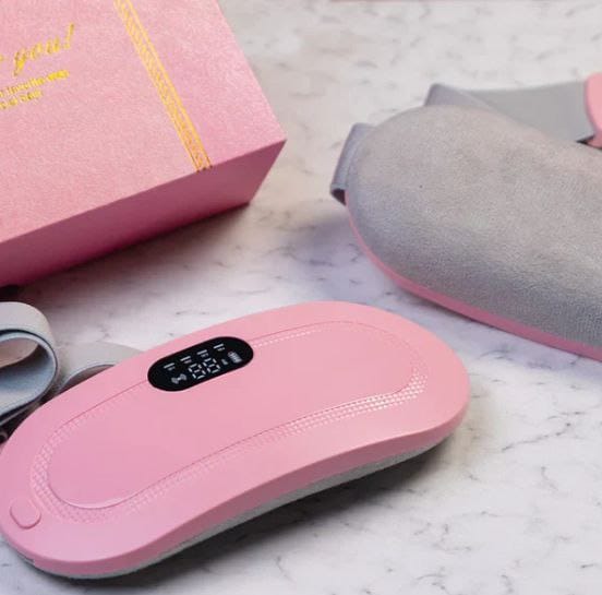 Portable Heating Massager for Period Pain – Menstrual Cramp Relief Device