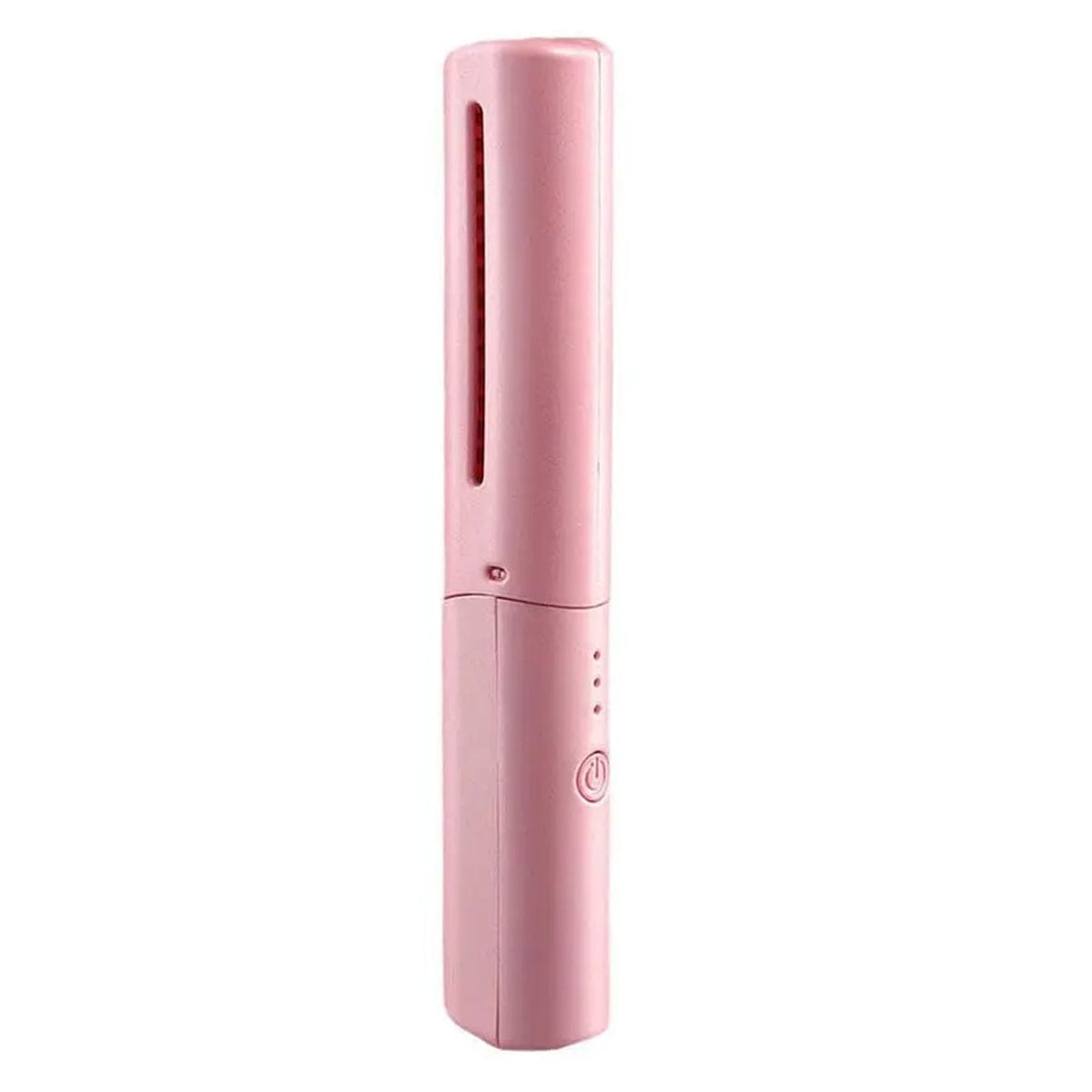 Rechargeable Mini Hair Straightener, Travel Portable USB Charging Cordless Hair Straightener Bursh, Three Temperature Adjustments Flat Iron Comb