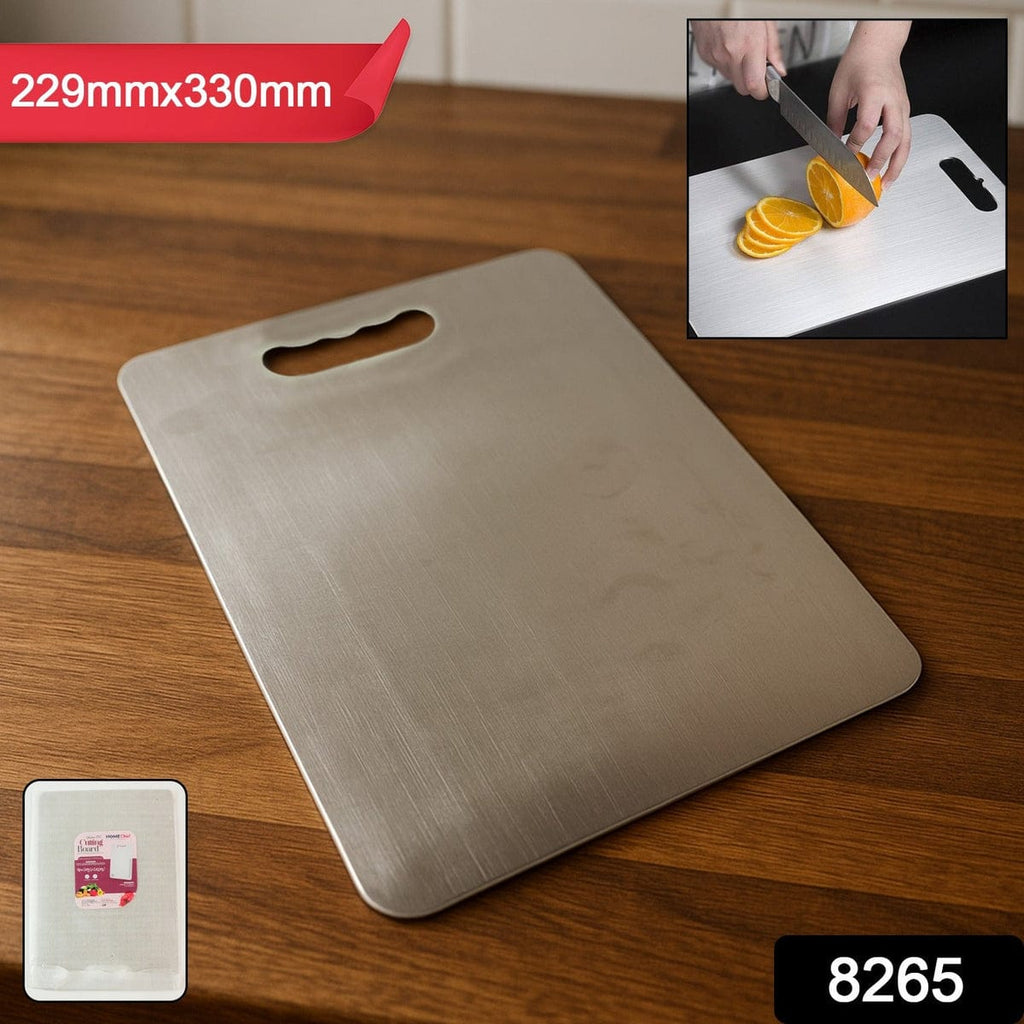 Premium Stainless Steel Cutting Board 229mm x 330mm