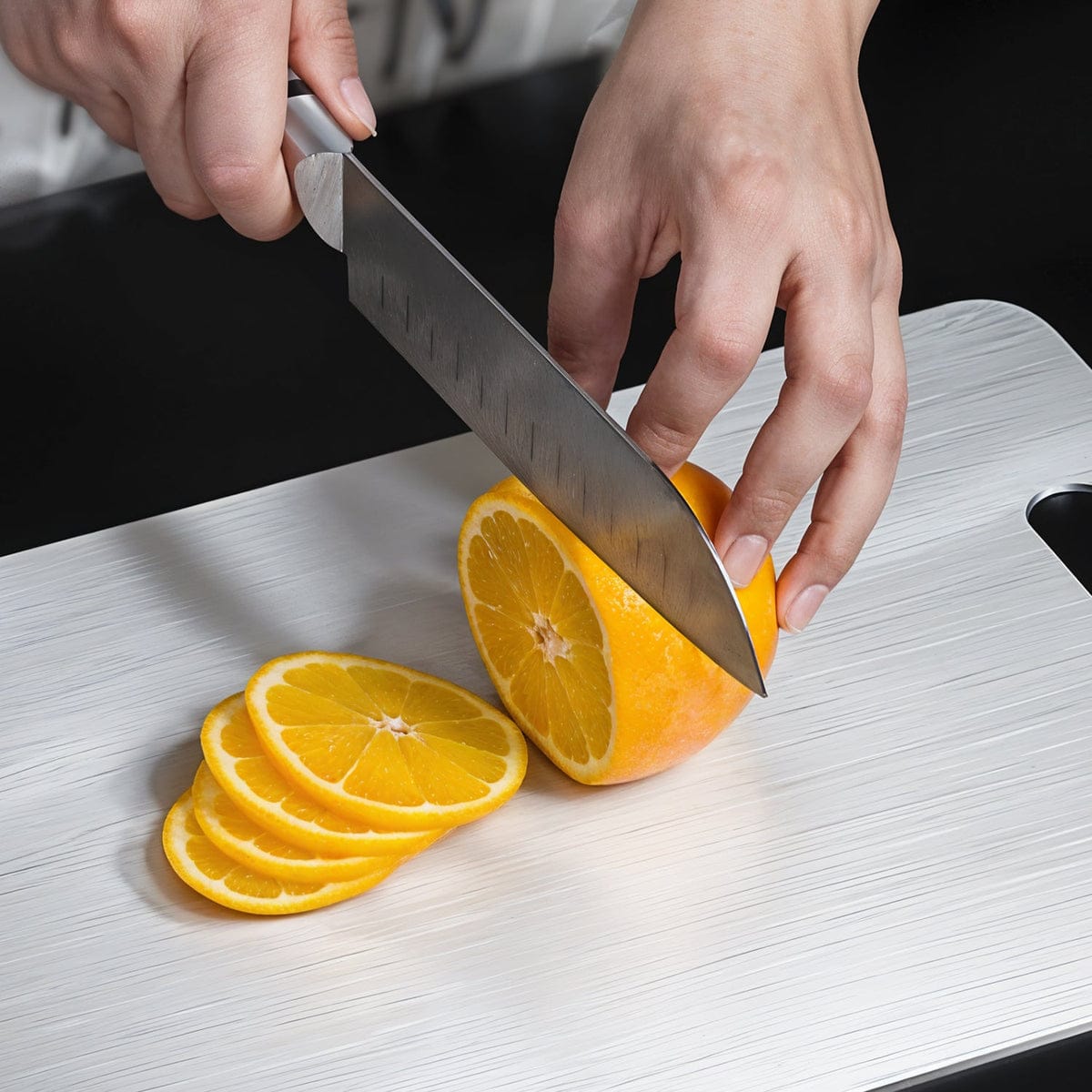 Premium Stainless Steel Cutting Board 229mm x 330mm